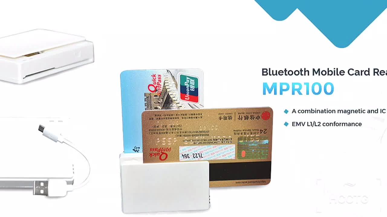 Hotsale Bluetooth Credit Card Reader Smart Chip+ Card Reader