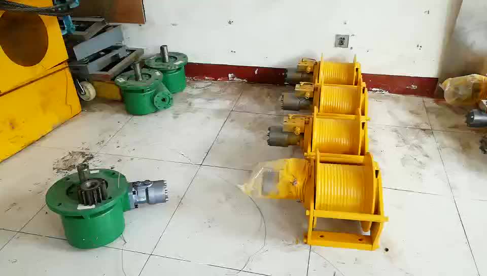 Small Manual Hydraulic Boat Trailer Windlass Lift Winch Application