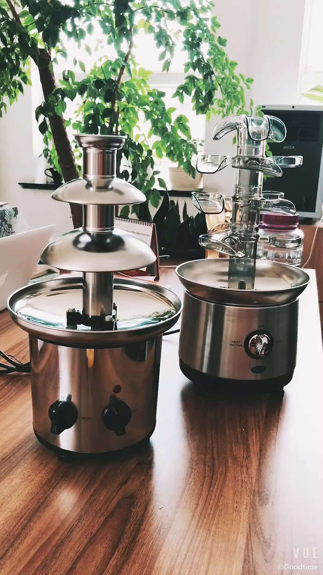 Commercial Chocolate Fountain / 3 Tiers Stainless Steel / Chocolate