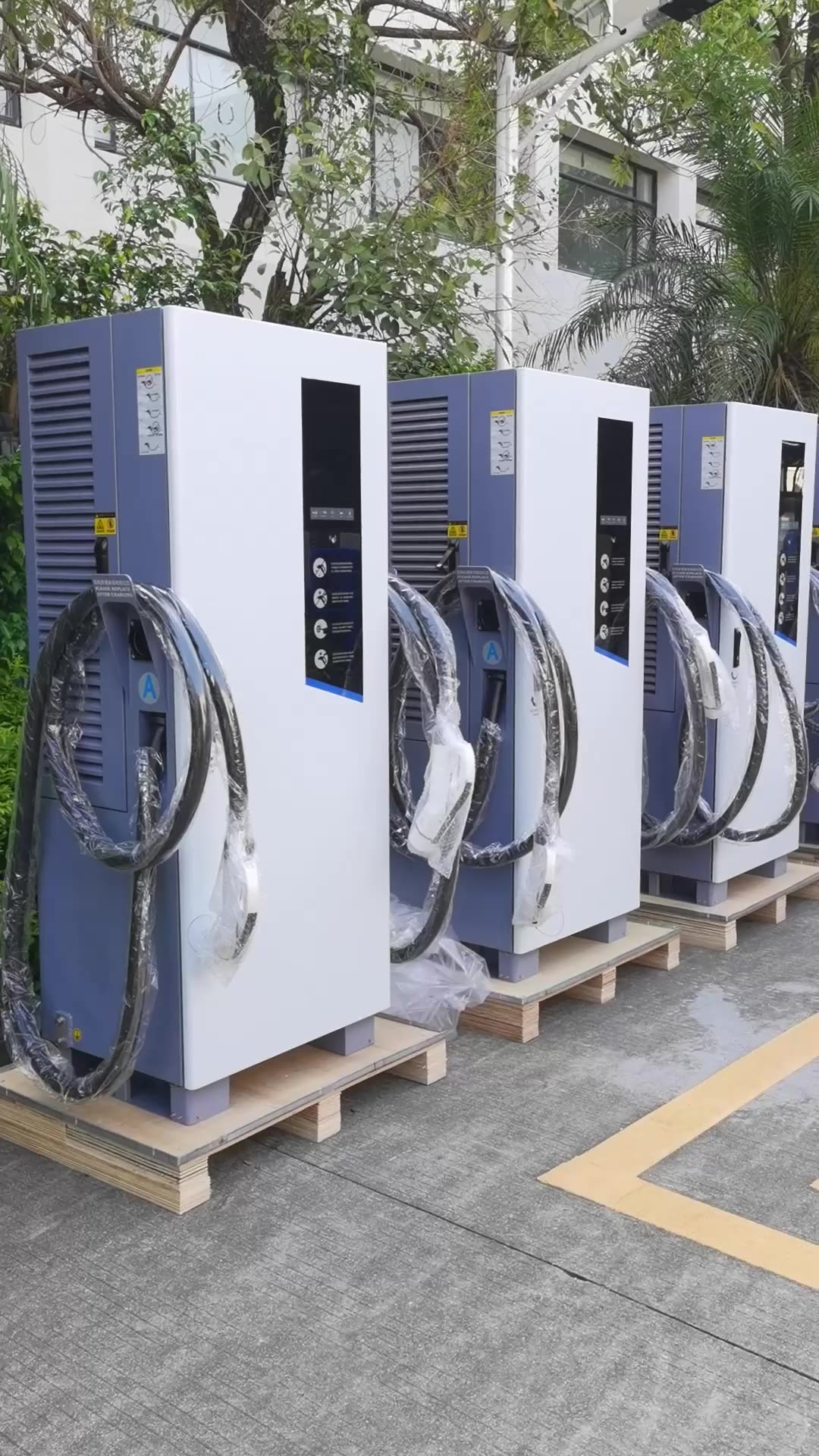 Level 3 Electric Car Dc Commerical Charger Ev Fast Charging Station