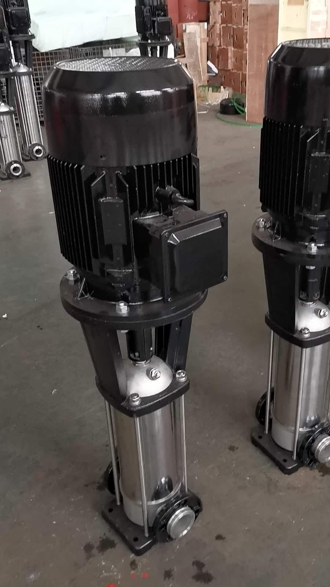 Electric Vertical Inline Water Pumps Stainless Steel Multistage