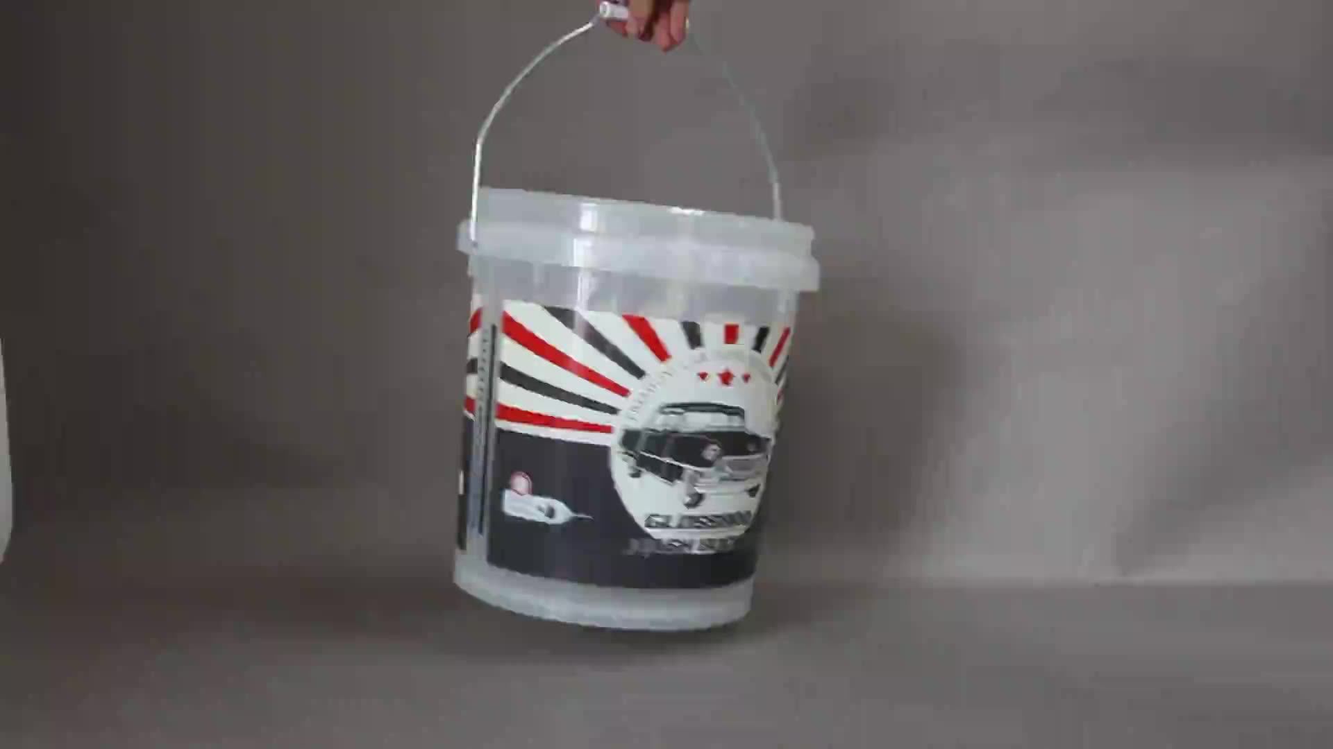 5 Gallon Transparent Clear Plastic Bucket For Food Buy Transparent