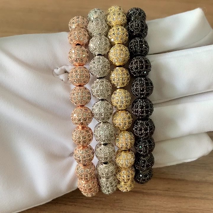 Luxury Iced Out Bracelet for Men Customizable Jewelry - Main Image