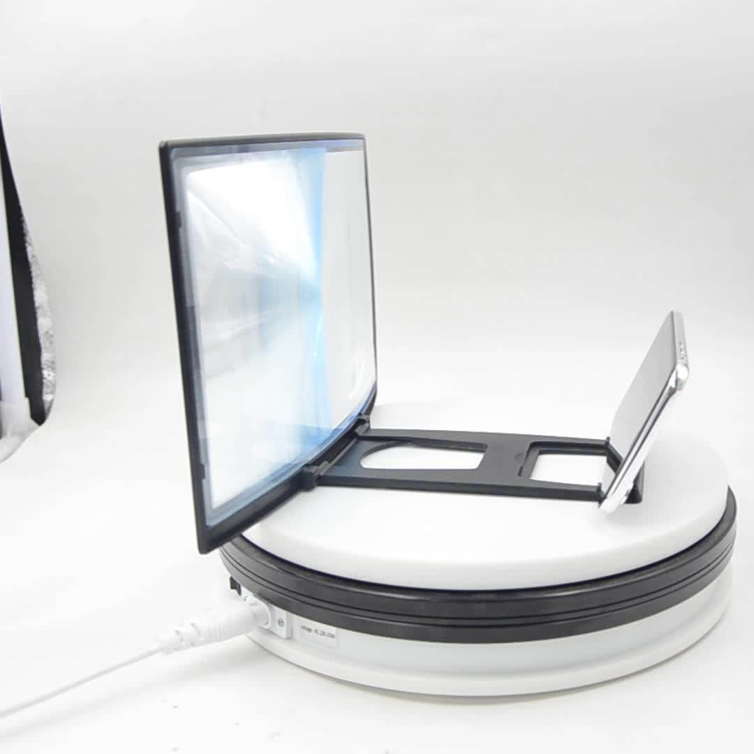 Kingamei2020 12inch Foldable Hd Tv Video Table Mobile Phone Screen