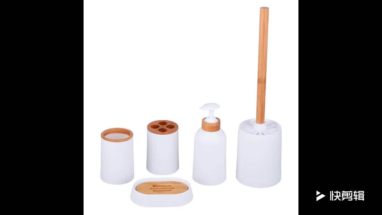 Cheap Hotel Plastic Bamboo Furniture Bath Accessories Set Buy Plastic