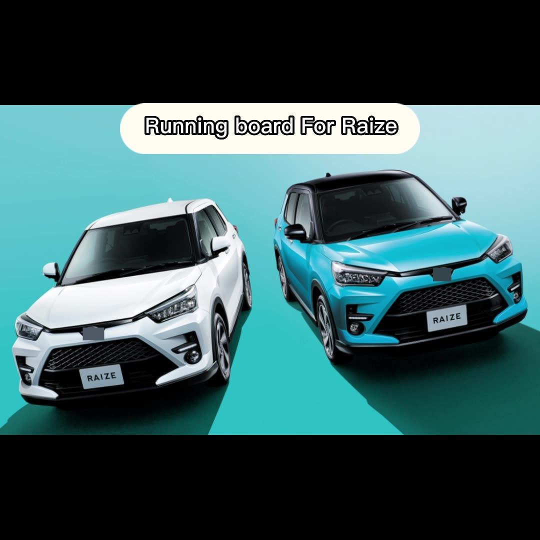 Running Board Body Kit Of Side Step For Toyota Raize 2022 2023 2024