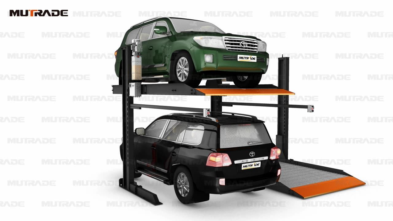 Simple 2 Post Hydraulic Car Parking Lift System Buy Two Post Car Lift
