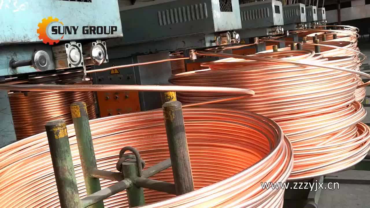 Oxygen Free Copper Rod Upcasting Plant Copper Casting Machine Price