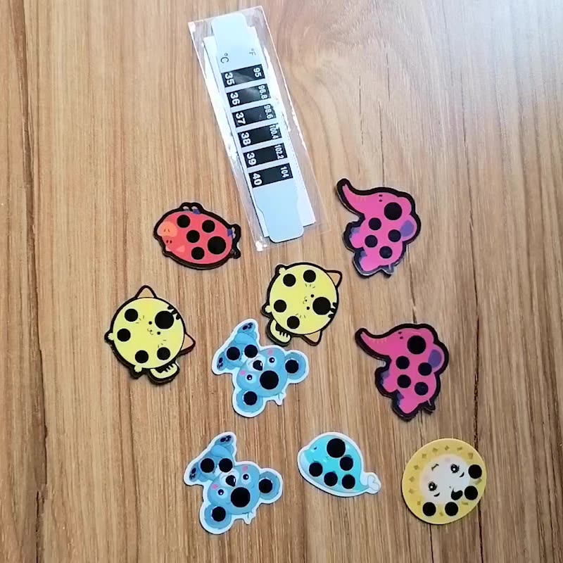 Promotional Gifts Baby Care Thermochromic Liquid Crystal Forehead