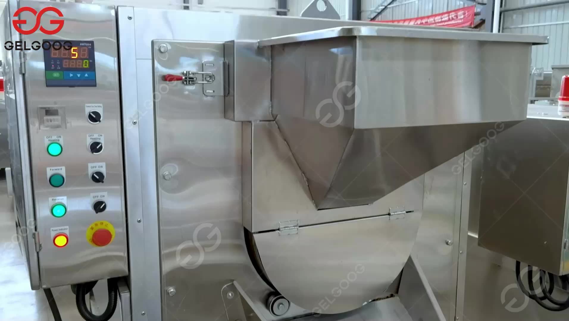 Commercial Drum Cocoa Pistachio Almond Roast Equipment Plant Cacao