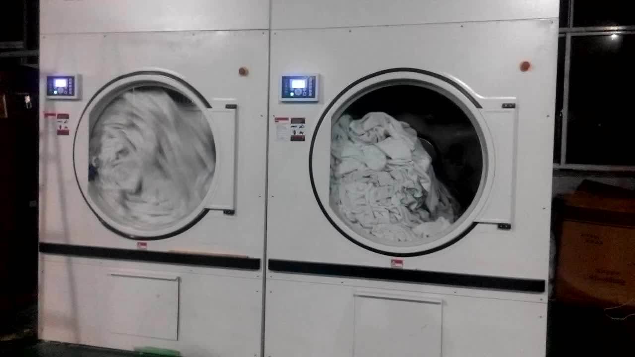 30kg Tumble Dryer Hotel Hospital Bed Sheet Dryer Steam Electric Gas