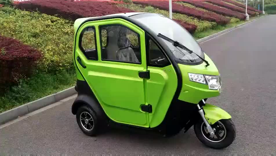 Электровелосипед с кабиной
