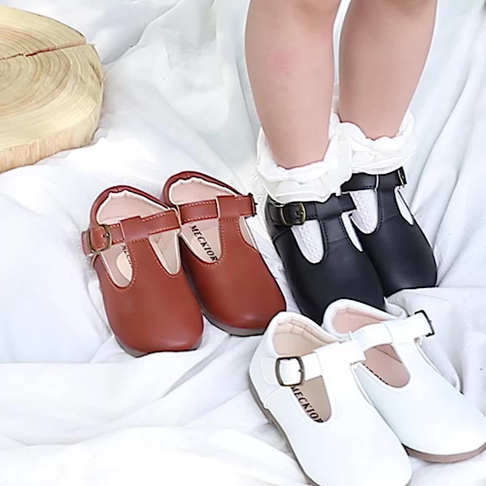 Factory Direct Supply Children Outdoor Ballet Flat Shoes Mary Jane For