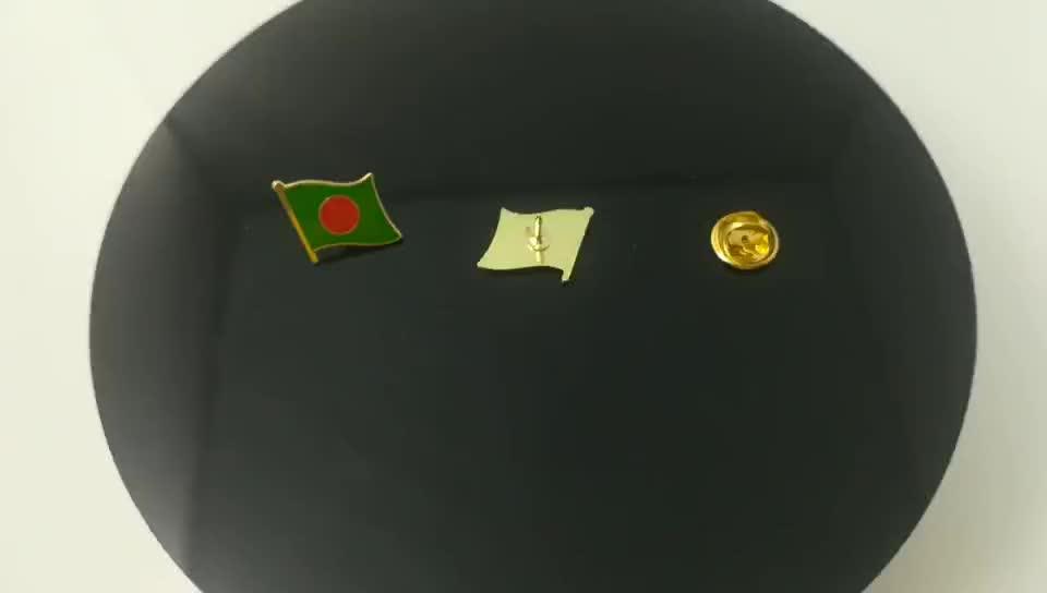 Wholesale Bangladesh Bengal Flag Lapel Pin Badge/ Bangladesh Flag