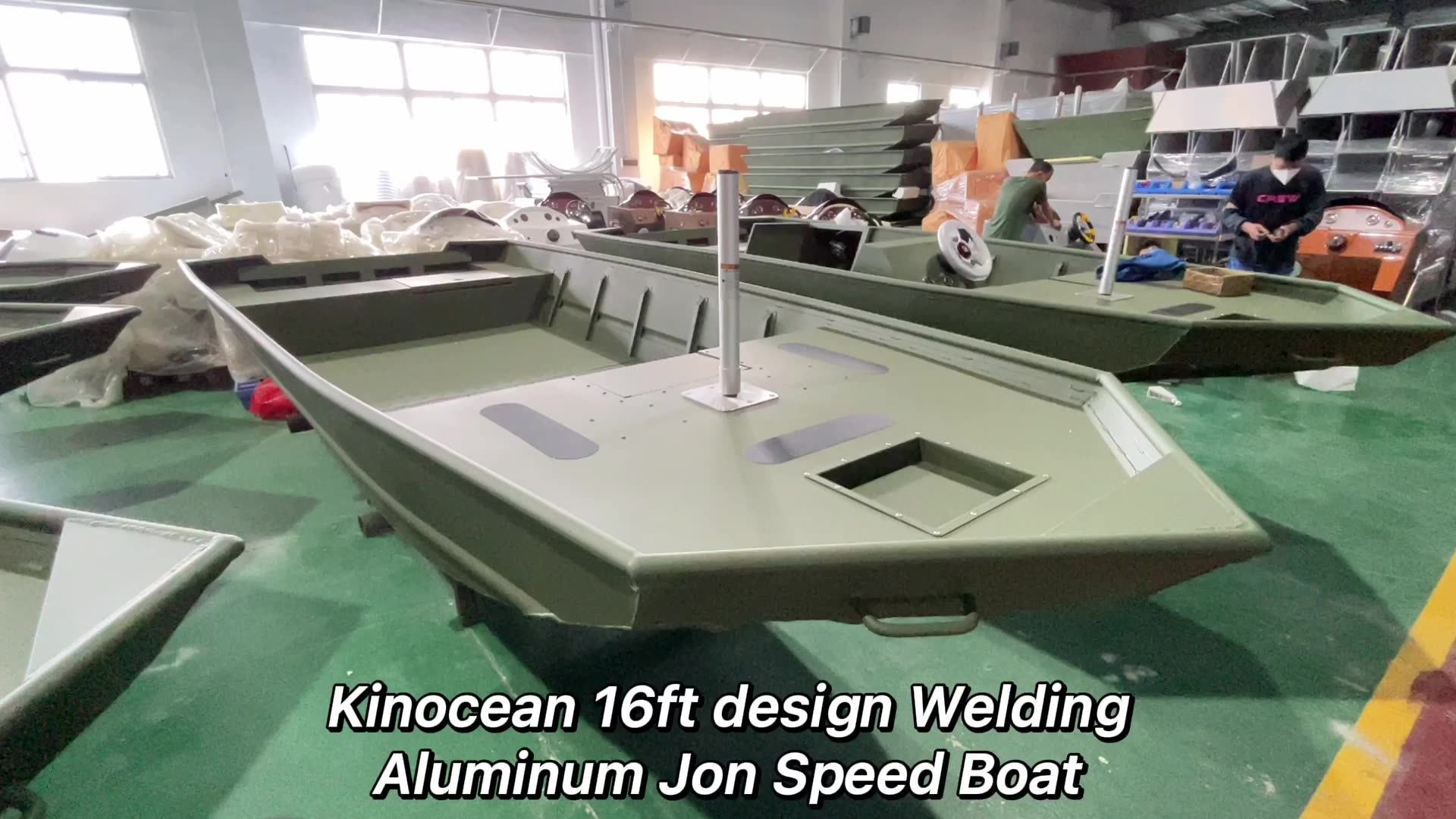 Kinocean Aluminum Center Console Fishing Jon Boat 14ft 16ft 18ft Buy