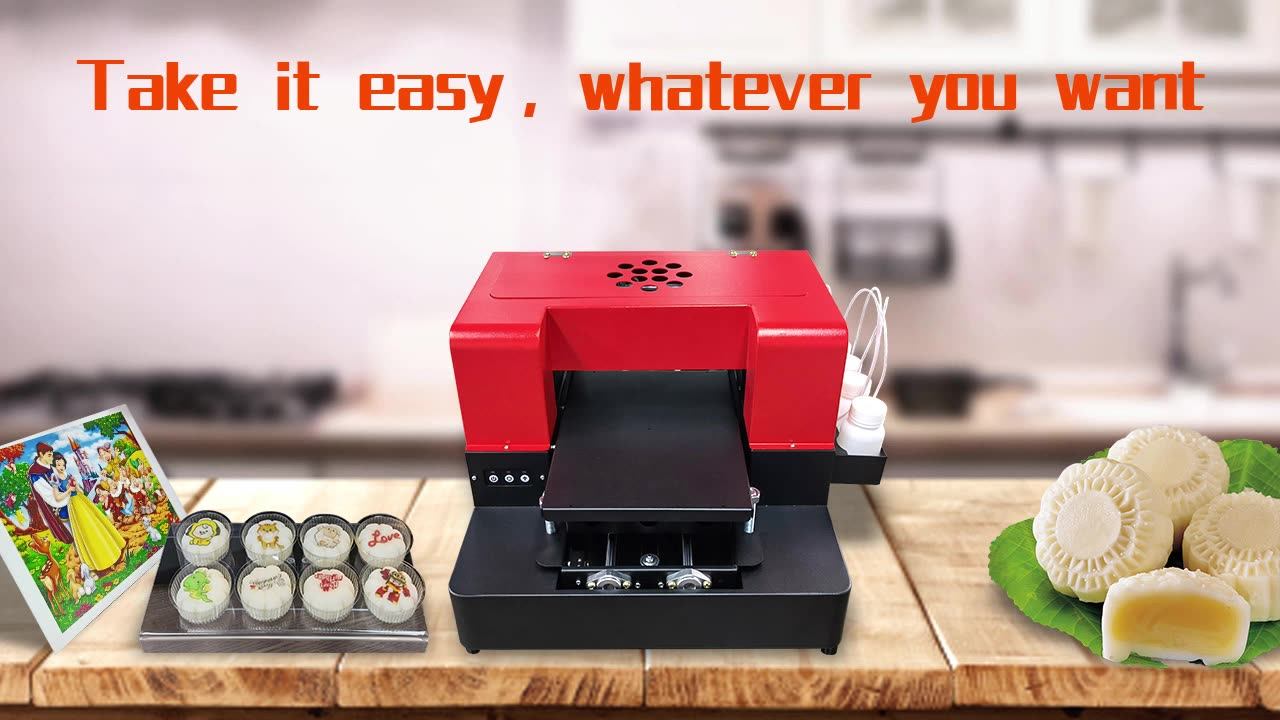 Commercial Use Flatbed Edible Food Printing Machine For Cake Candy Cookie Buy Sugar Paper