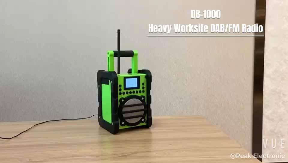 Heavy Duty Site Outdoor Bt Worksite Radio Wifi Radio Fm/dab