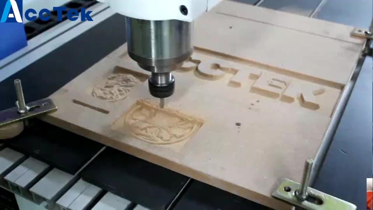 Cast Iron Body 3d Cnc Wood Carving Router 6090 6012 3d Wood Cutting Cnc