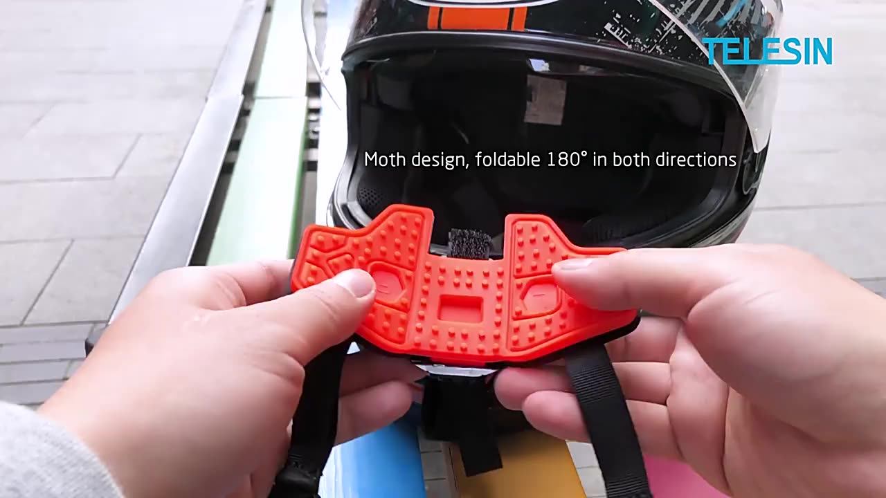 Foldable GoPro Helmet Chin Mount Strap for Motorcycle Action - Main Image