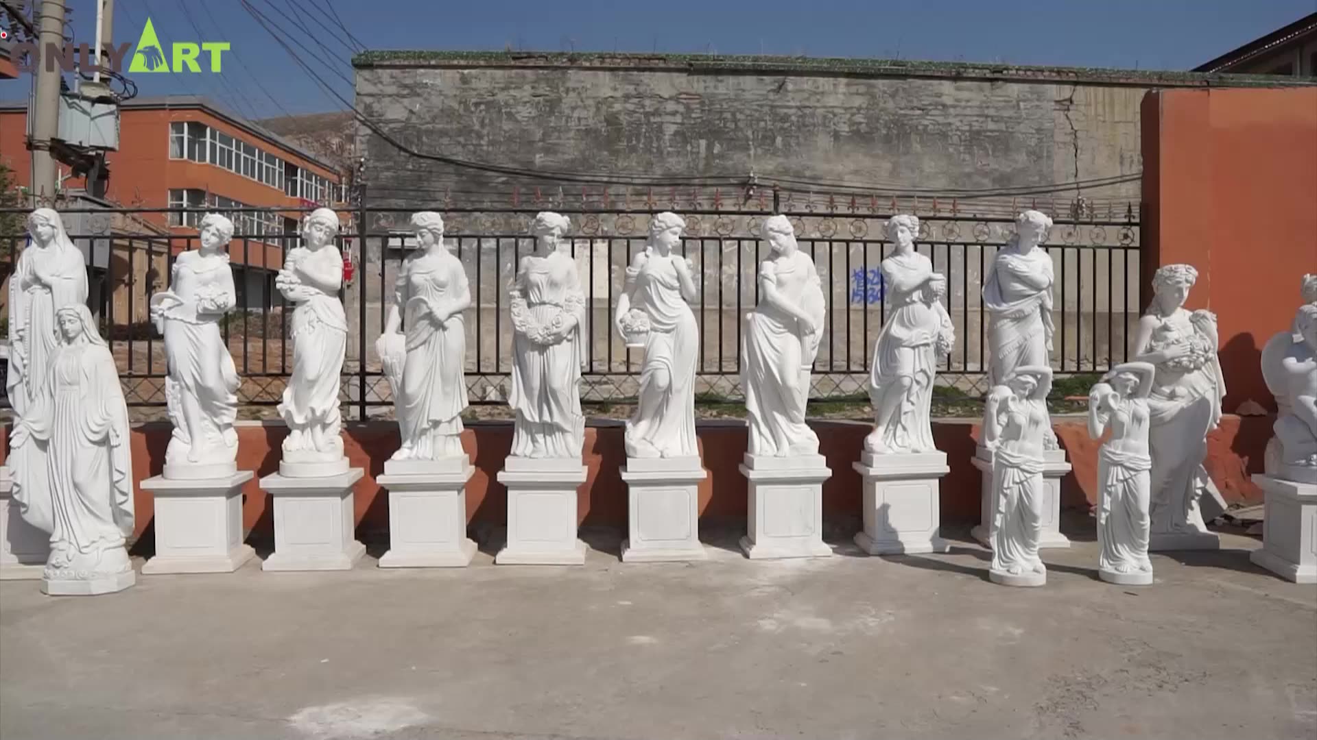 Célèbre Mythologie Grecque Déesse Sculpture Grandeur Nature Quatre