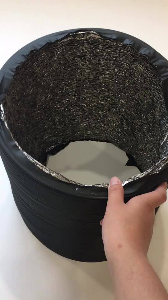 Hvac Flexible Kitchen Exhaust Fan Duct With 2 Stainless Steel Clamps Buy Fan Duct,Flexible