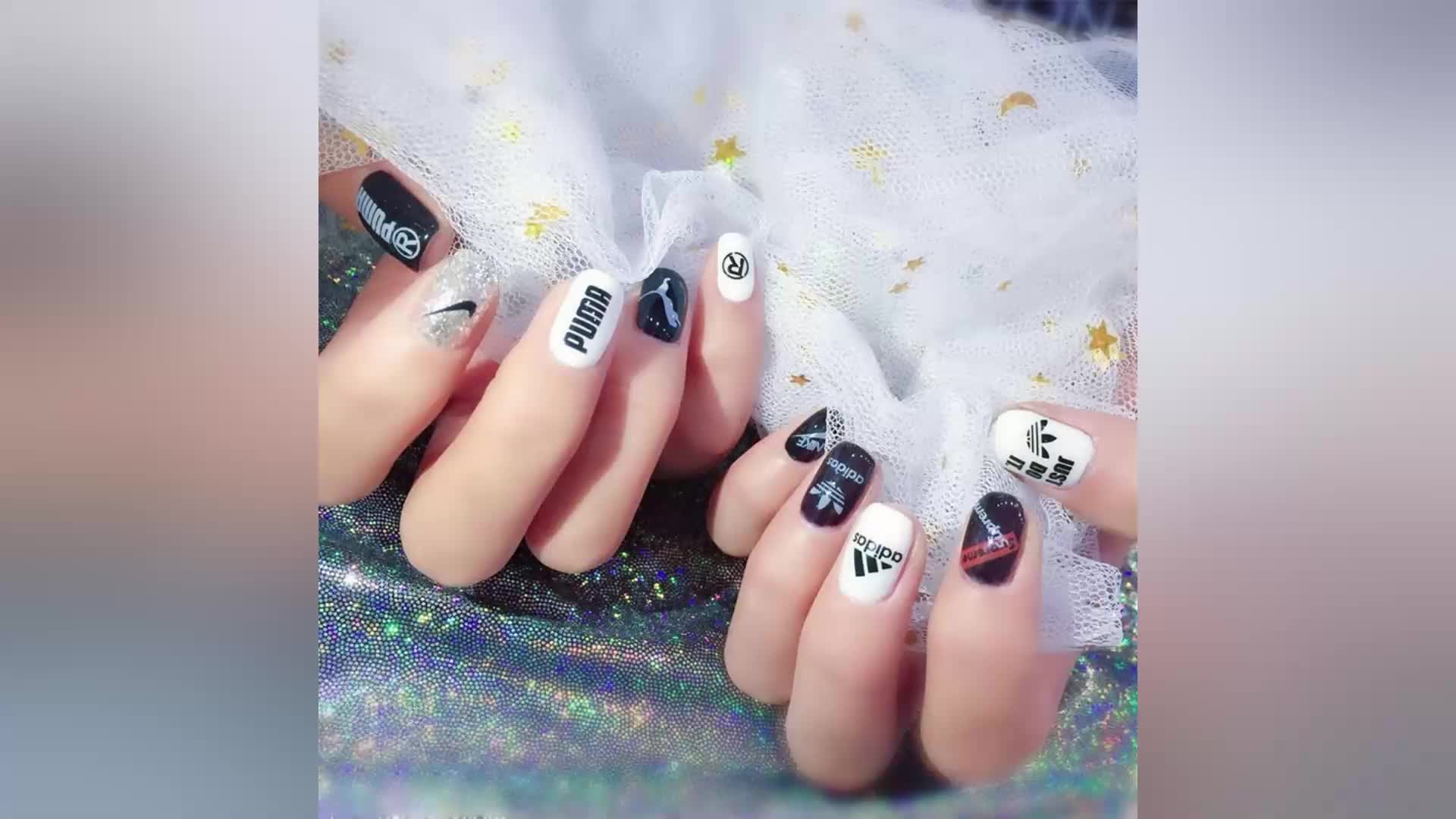 in Nail mẫu tấm in móng tay móng tem tem niêm phong bộ công cụ tập hợp đầy đủ của móng rẽ sơn gel hàn quốc Sơn móng tay / Móng tay và móng chân