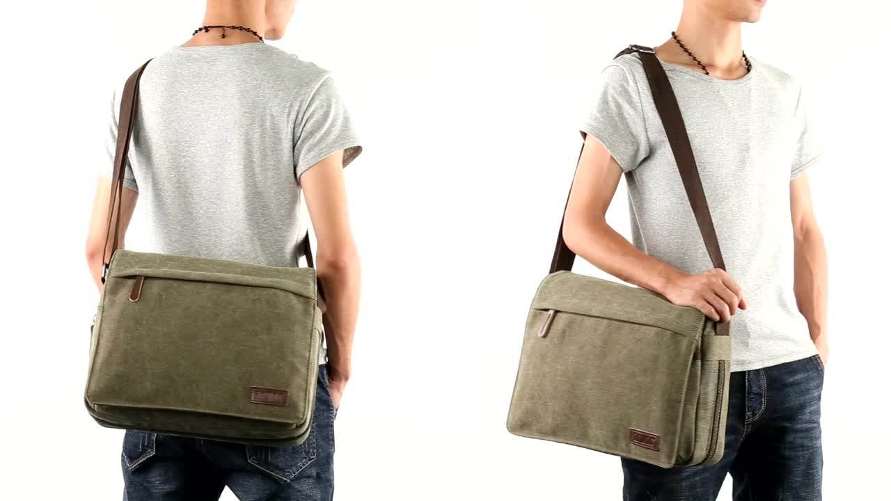 Zuolunduo Small Size Laptop Bag Portable Shoulder Weekend Sling Bag