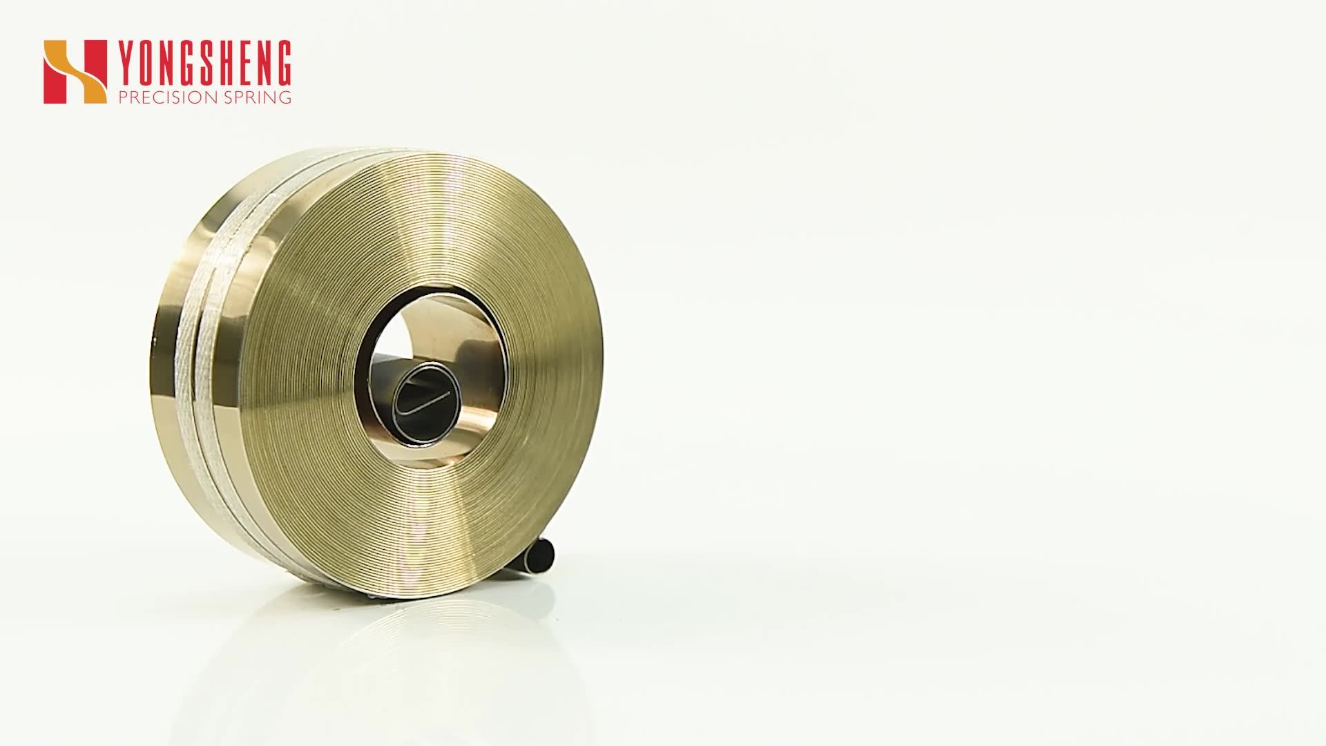 Constant Force Spiral Torsion Springs With 3.9n Force For Retractable