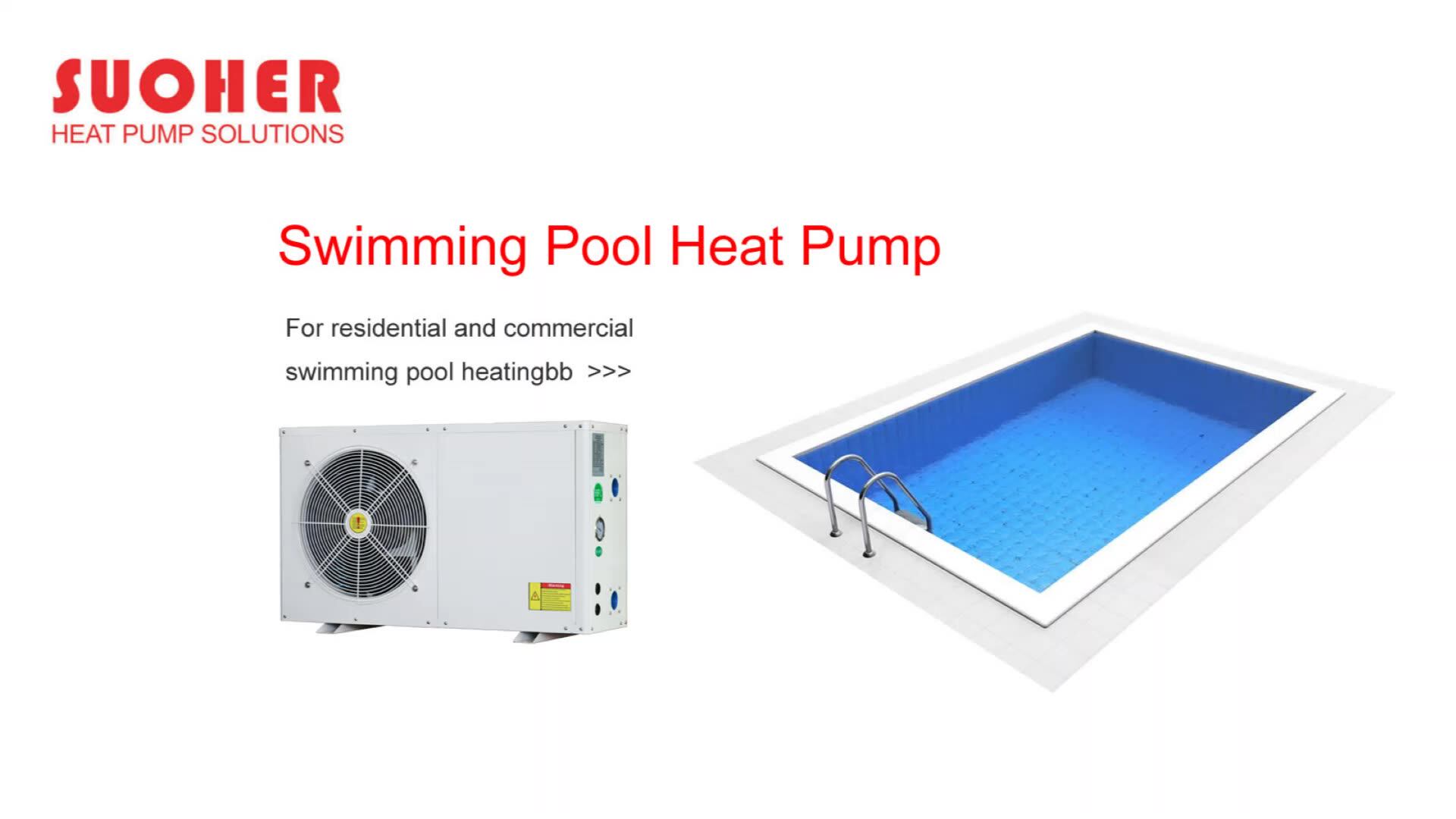 Suoher China Manufacturer Good Quality Swimming Pool Heat Pump For