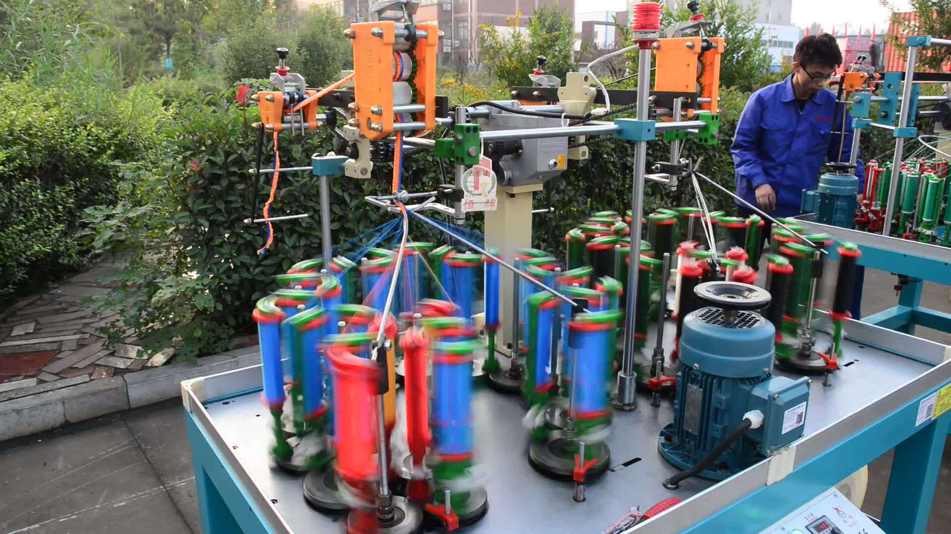 High Speed Rope Knitting Machine, Cord Making Machine Needle Rope