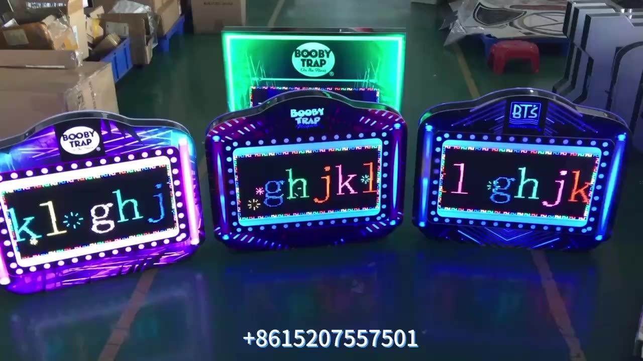 Custom Logo App Programmable Scrolling Led Message Board Sign Vip