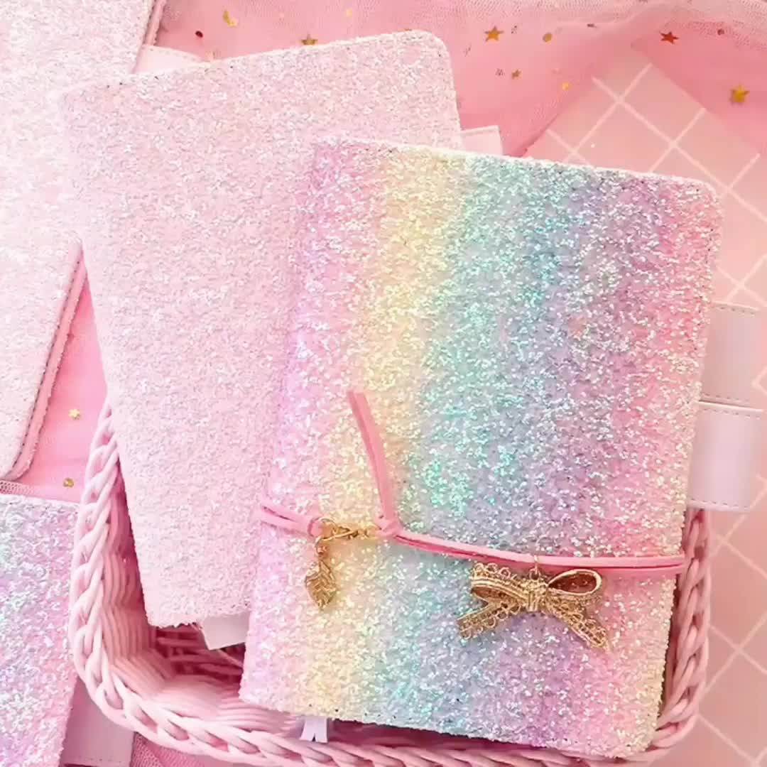 Inspirational Gifts Wholesale Custom Diary Glitter Notebooks Buy