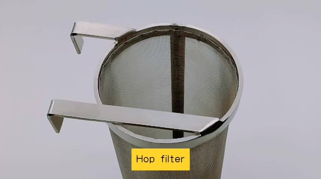 Stainless Steel 300micron Hop Hopper Spider Strainer Basket Filter For