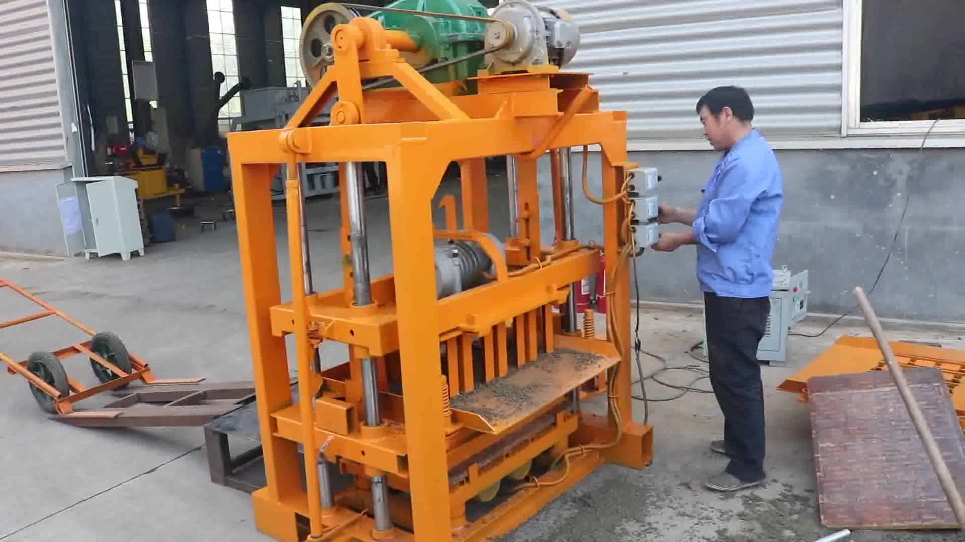 Block Making Machine Price List Small Scale Industries Qt4-40 Manual