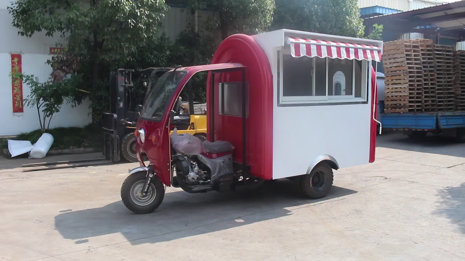 Waterproof Motorcycle Canteen Mobile Fast Food Cart Truck - Buy