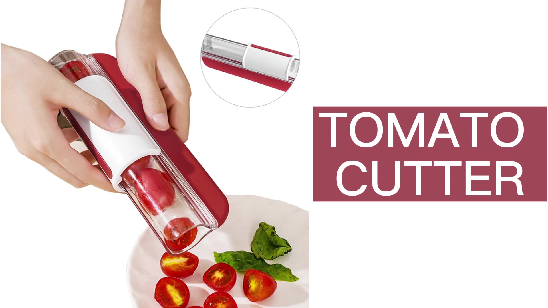 Kingwise Wholesale Fruit Tool Grape Cutter Tomato Slicer Cherry Zip