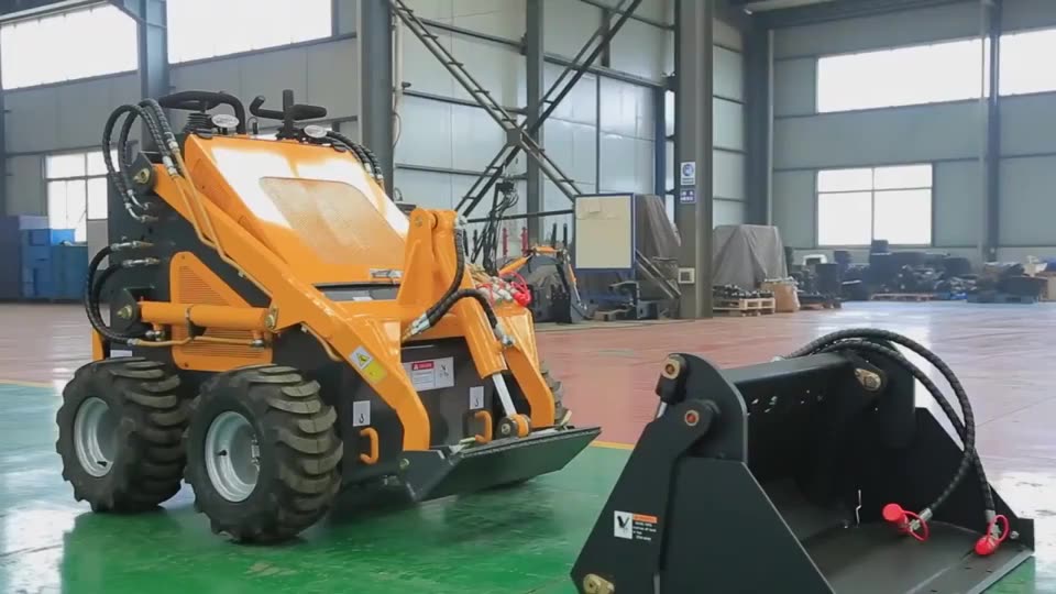 Small Skid Steer Smallest Stand On Track Mini Skid Steer Loader Buy