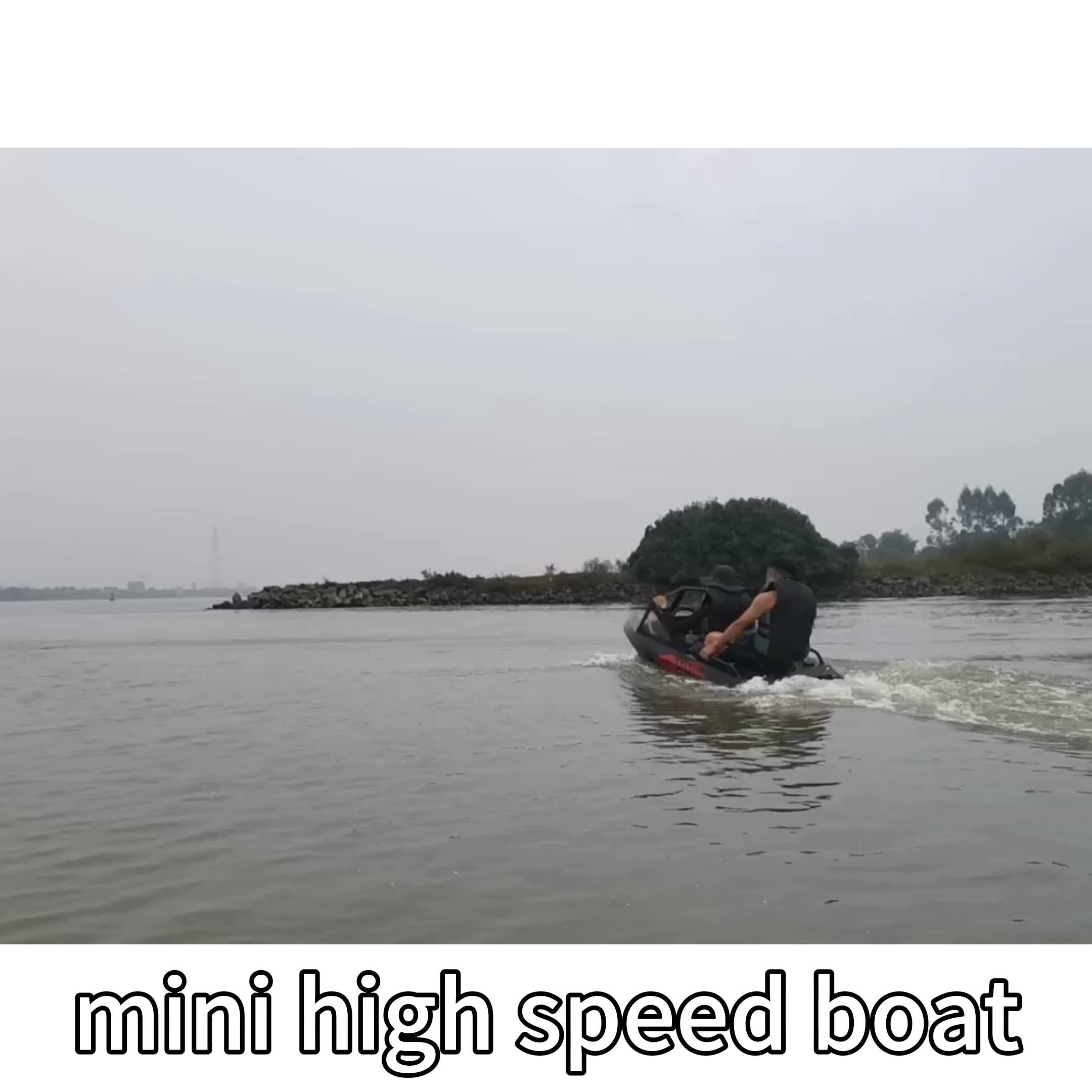 Kmb Mini Water River Aluminum Jet Car Boat With Electric Motor Jet