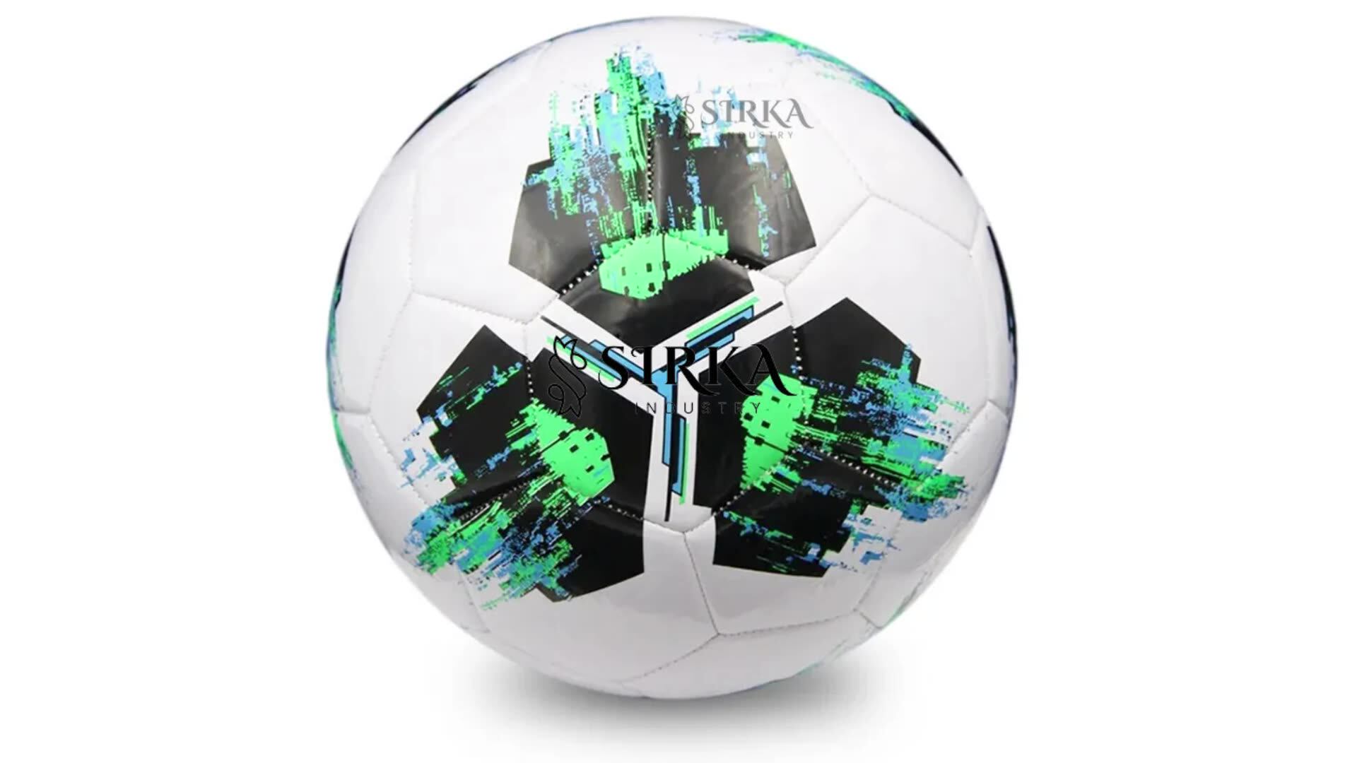 Soccer Ball Football Custom Logo Printed Thermo Bonded Soccer Football