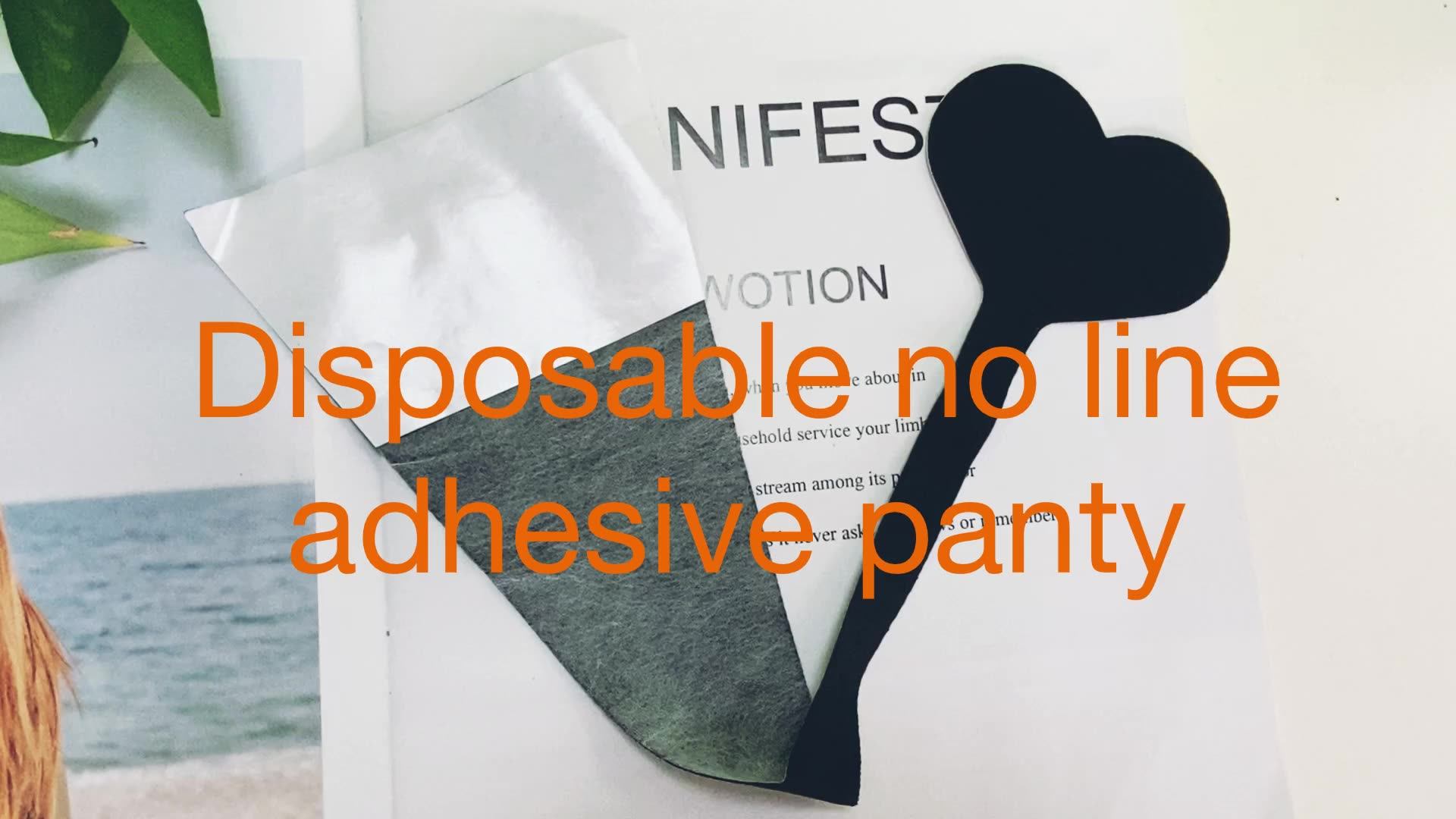 Recycle Disposable Women's Thongs Panties Tback Underwear Cstring Briefs Thongs Adhesive Panty