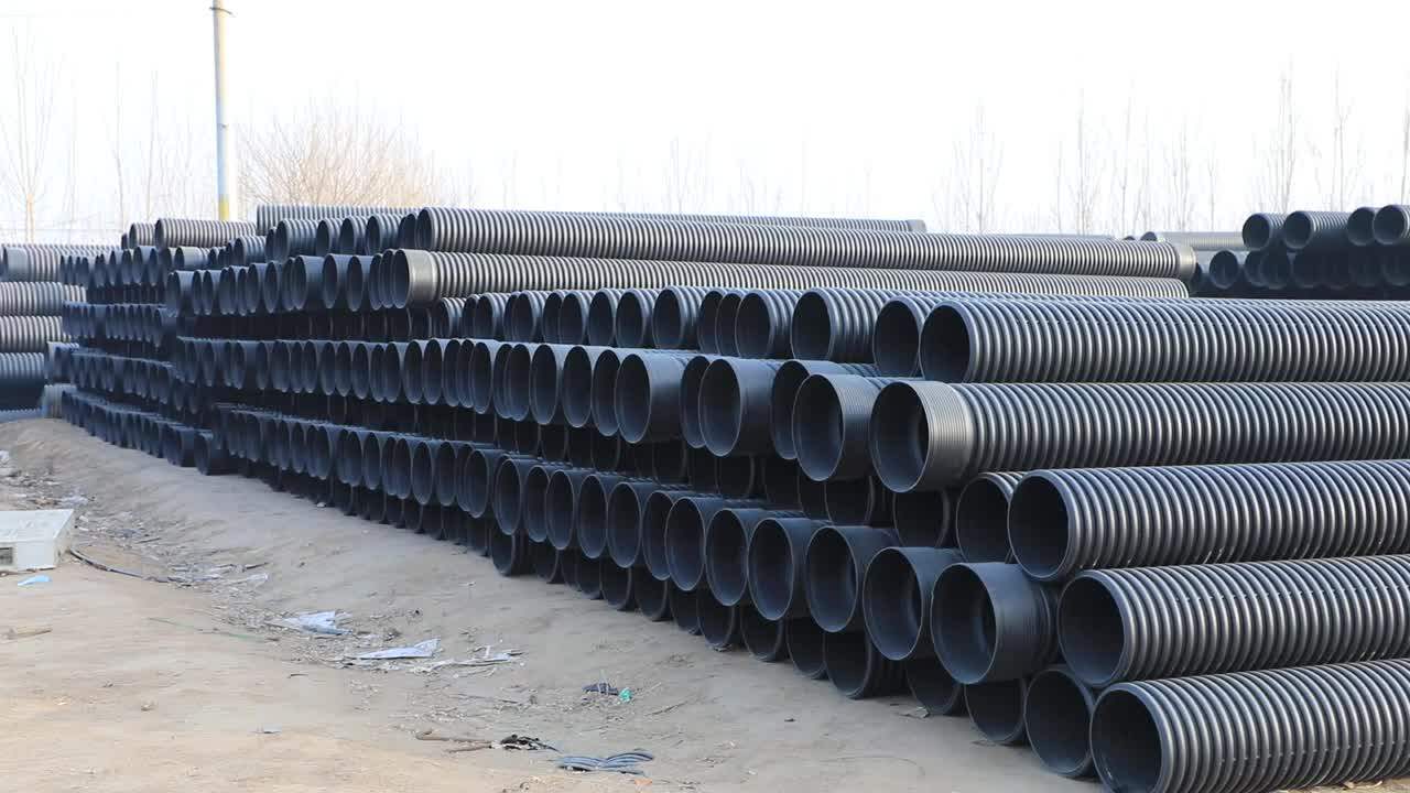 HDPE Corrugated Pipes price Plastic Double Wall Drainage Pipe, View