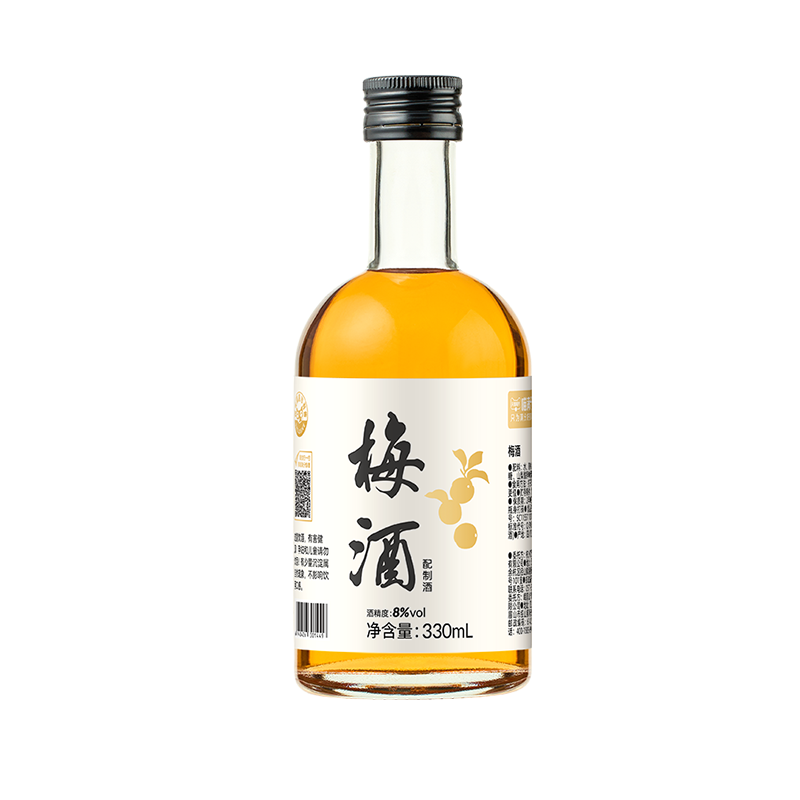 梅见青梅酒：7瓶组合装，微醺夏日，甜蜜果香的秘密武器！
