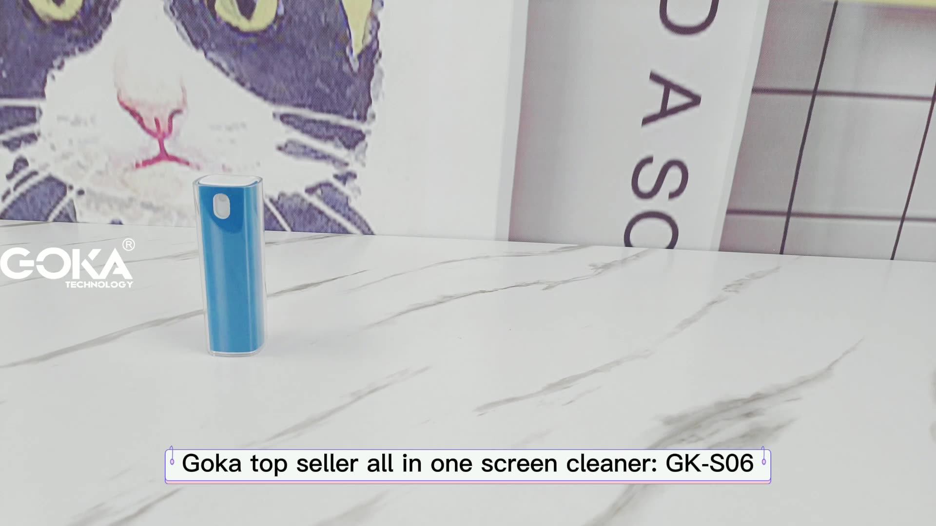 4in1 Portable Mobile Phones Cleaning Kit 10ml Screen Cleaner Spray With