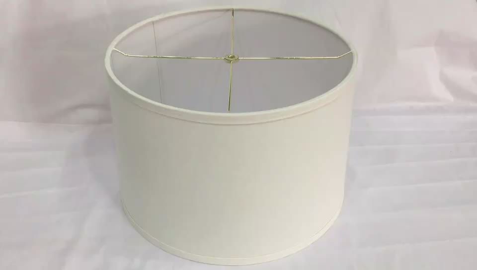 White Cylindrical Linen Fabric Lamp Shade Buy Wholesale Cheap Fabric