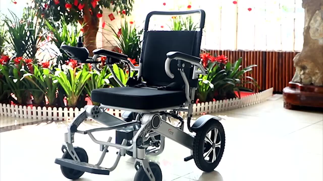 Portable Lightweight Aluminum Foldable Power Wheel Chair Cheap Price Disabled Folding Electric