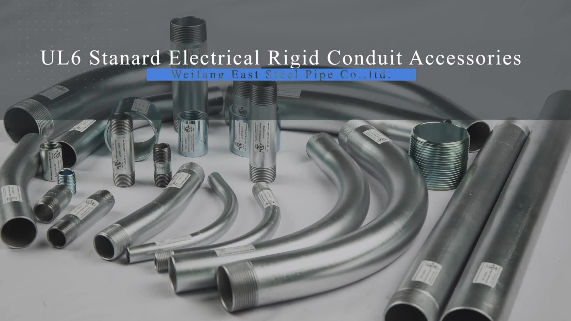 Electrical Steel Tube Nipples 4 Inch Size 5.72mm Wall Thickness Rsg