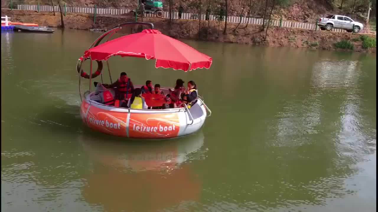 Factory Water Park Bbq Boat Bbq Donut Boat Electric Boat (m029) Small
