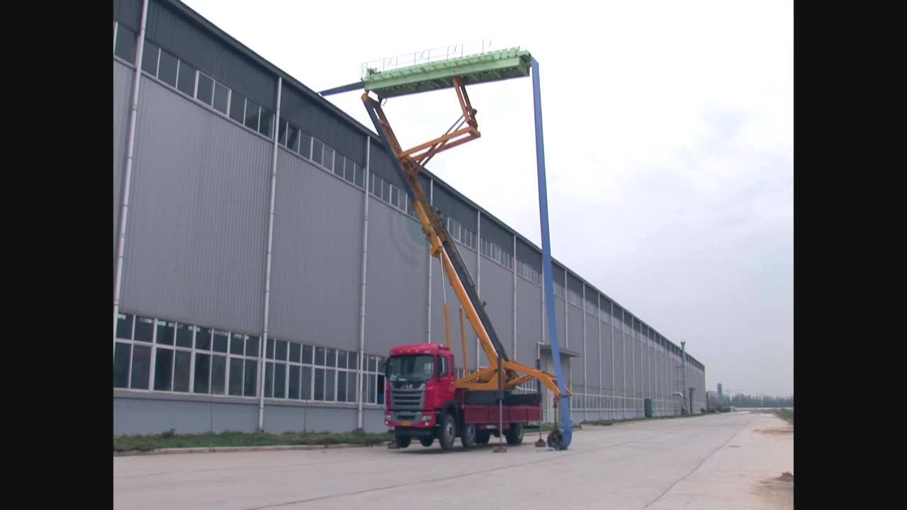 Weihua Brand Hydraulic Lifting Platform Crane Truck With Tile Rolling