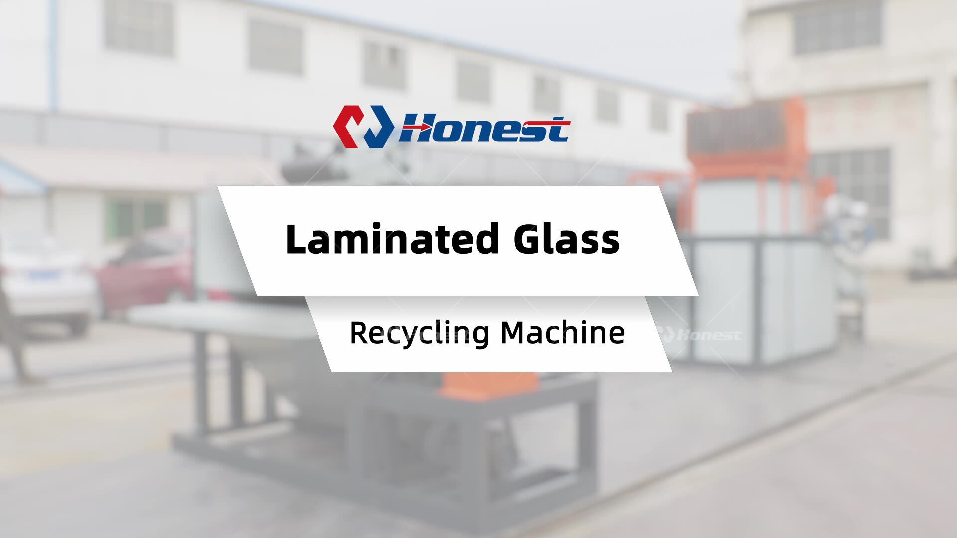 Brand New Upgraded Laminated Glass Recycling Machine Factory Direct