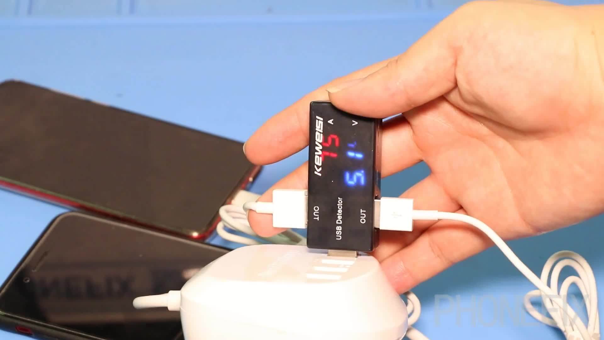 ICQUANZX USB 3.0 kleuren-LCD Voltmeter Ampèremeter Spanningsstroommeter Multimeter Acculading Powerbank USB-tester